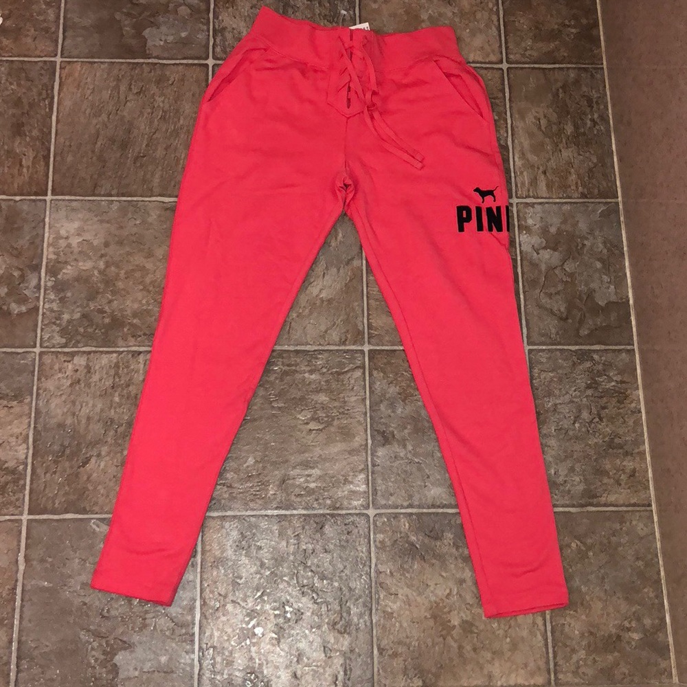 PINK 3/4 sweat pants